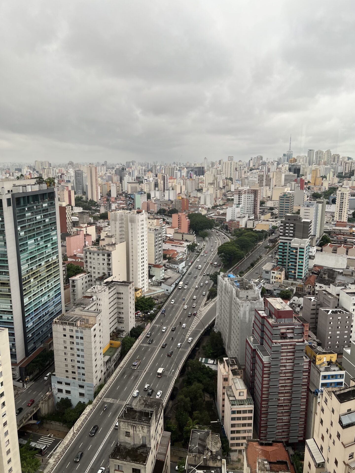 São Paulo skyline as seen from above
